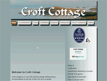Tablet Screenshot of croftcottageharris.co.uk